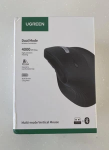 UGREEN 2.4GHz Ergonomic Vertical Mouse, 4000DPI Optical Tracking, 57° Ergonomic - Picture 1 of 7