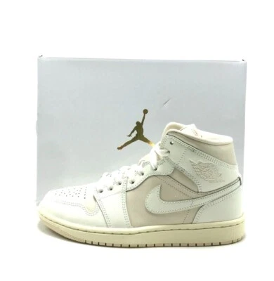 *NUEVO* Mujer NIKE Air Jordan 1 Mid Legend Lt Marrón (BQ6472 201), TALLA 7.0-12.0 Foto 1 de 4