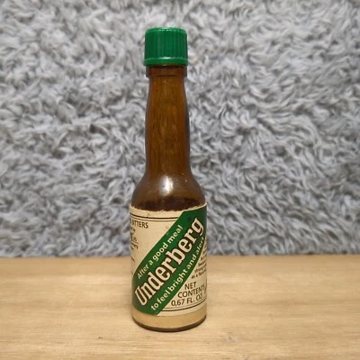 Botella vacía vintage alemana Underberg hierba natural amargos Foto 1 de 4