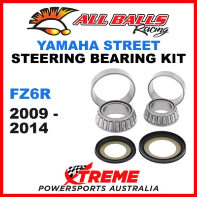 All Balls 22-1004 Yamaha FZ6R 600cc 2009-2014 Steering Head Stem Bearing Kit - Image 1 of 2
