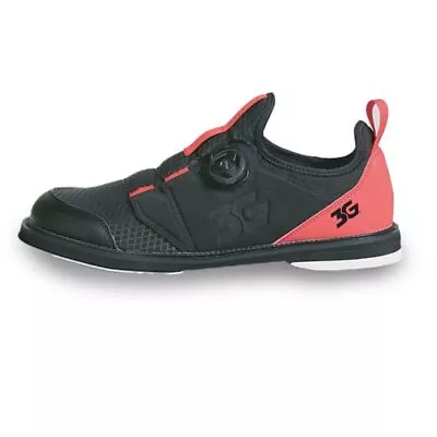 3G Men’s Speed Dial Black Red Right Hand Bowling Shoes - Image 1 of 4