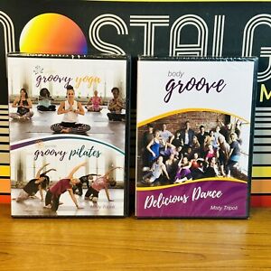 Misty Tripoli Body Groove köstlicher Tanz & sanfter grooviger Yoga Pilates DVD Lot