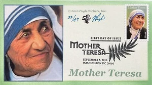 Pugh 4475 Madre Teresa Ciudadana Honoraria de Estados Unidos Eslogan Cancelar - Imagen 1 de 2