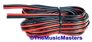 10 Gauge 30ft SPEAKER WIRE Red Black Cable Car Audio Home Stereo 12V DC Power - Picture 1 of 10