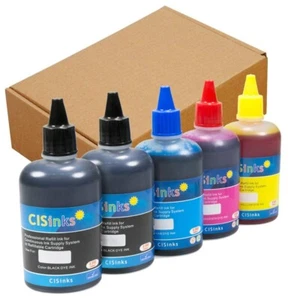 5PK Compatible INK Set for Canon Pixma MG5120 MG5220 MG5220 RFB MG5320 CISS CIS - Picture 1 of 7