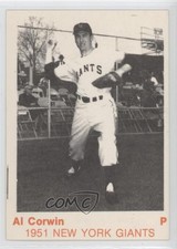 1975 TCMA 1951 New York Giants Al Corwin