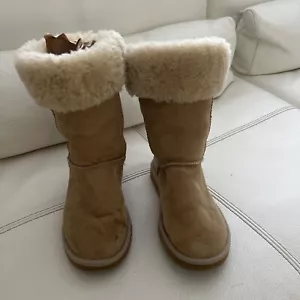 Boots Ugg Classic Tall 5815 Chestnut Camel Sheepskin Size 7 Australia Women - Picture 1 of 7