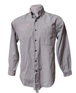 Arrow Mens Button Up Dress Shirt Adult Small Button up Collar Pocket Long sleeve - Picture 1 of 15