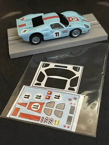 Decal kit for AFX GT40 body like Le Mans 1968 J.Oliver-B.Muir #11 NO BODY - Picture 1 of 5