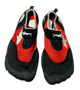 newtz water shoes size TODDLER BOY 13-1 color Red black resistant UPF 50+ NEW - Picture 1 of 11