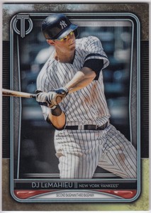 2020 Topps Tribute Base DJ LeMAHIEU #4 New York Yankees