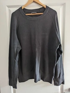 Suéter Ted Baker Talla 5 Reino Unido Talla XL Negro Tejido Manga Larga Jersey Elástico - Imagen 1 de 10