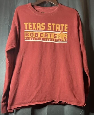 Russell Texas State University Long Sleeve T Shirt - MEDIUM - Image 1 of 2