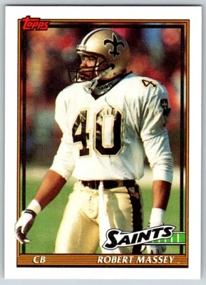 1991 TOPPS ROBERT MASSEY NEW ORLEANS SAINTS #314 - Image 1 of 2