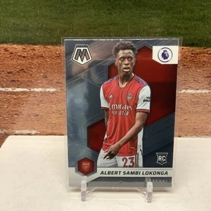 Albert Sambi Lokonga 2021-22 Panini Mosaic Premier League Rookie RC #61 Arsenal - Picture 1 of 2