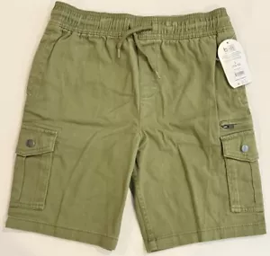 Wonder Nation Cargo Shorts, Olive Green, Boys’ L 10-12 NWT NEW - Picture 1 of 19