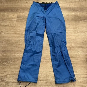 Vintage Patagonia Pants Adult Small Blue Snow Ski Side Zip Windbreaker Gorpcore - Picture 1 of 16