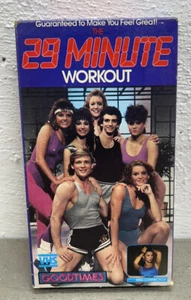 THE 29 MINUTE WORKOUT VHS VIDEO, 4-STAGE EXERCISE ROUTINE FEAT. MISS CONNECTICUT - Picture 1 of 6