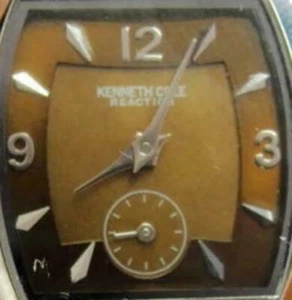 Kenneth Cole Reaction WR Silver Tone Analog Quartz New Battery Run Woman Watch - Picture 1 of 11