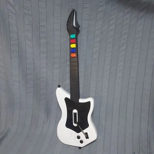 Guitar Hero Wireless White Guitar Red Octane 95025 PS2 Playstation 2 no Dongle - Picture 1 of 9