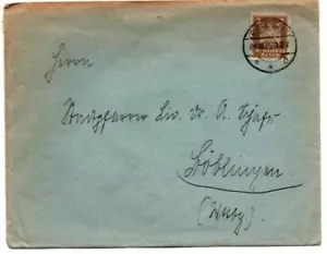 1925 Germany German Envelope Rudolstadt CDS with Content Postal History - Picture 1 of 3