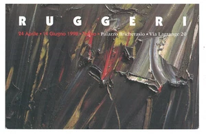 Ruggeri Unused Italian Rack Card Free Card Advertising Postcard - Picture 1 of 2