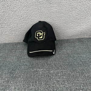 Gorra Nike Colorado Buffaloes CU Negra Equipo Ajustable NCAA Vintage - Imagen 1 de 6