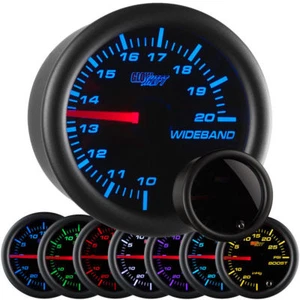 Medidor analógico de relación aire/combustible de banda ancha con aguja de 7 colores GlowShift GS-T702-NUEVO CON CAJA - Imagen 1 de 4