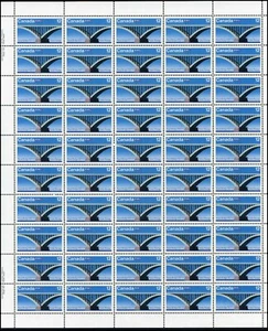 Canada Stamp #737 - Peace Bridge (1977) 12¢ - Picture 1 of 1