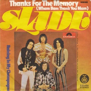 SLADE THANKS FOR THE MEMORY / RAINING IN MY... 1975 RECORD YUGOSLAVIA 7" PS - Picture 1 of 4