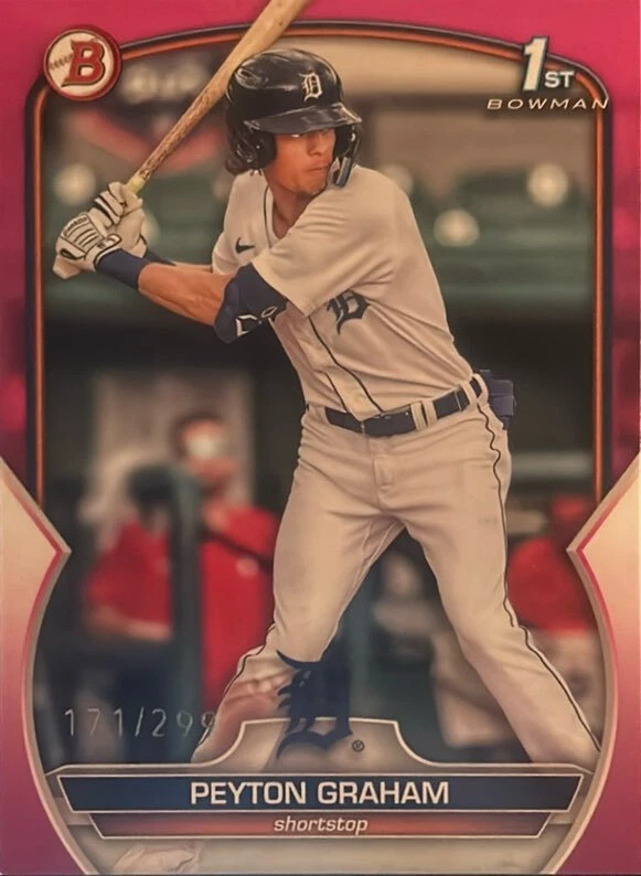 2023 Bowman Bowman Prospects#BP-57 Peyton Graham Fuschia - Image 1 of 1