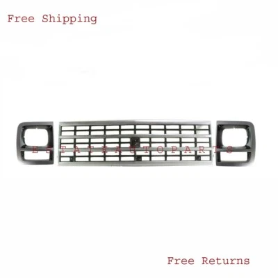 New Chevrolet G10 G20 G30 For 1992-1996 Front Grille Headlamp Door Set 3pc  Foto 1 de 4