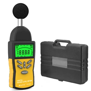 Professional Digital Sound Level Meter Decibel Noise Monitor 30-130dB A/C Freq - Picture 1 of 5