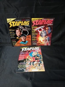 Starlog Magazine Issue #1,2 & 3... 1976 Premiere Issue STAR TREK! - Picture 1 of 7