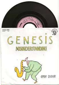 GENESIS MISUNDERSTANDING RARE SINGLE FROM GERMANY WITH PICTURE SLEEVE - Picture 1 of 2