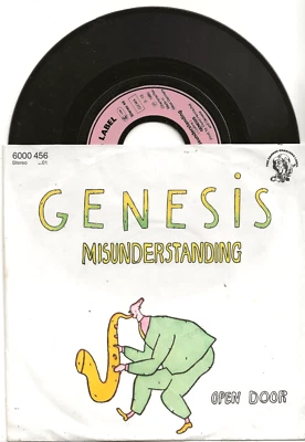 GENESIS MISUNDERSTANDING RARE SINGLE FROM GERMANY WITH PICTURE SLEEVE - Image 1 of 2