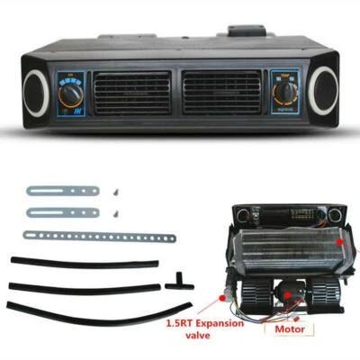 12V Car Air Conditioner Kit Under Dash Cooling Evaporator Compressor 3 Level A/C — 第 1/4 张图片