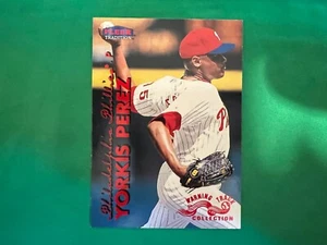 1999 Fleer Tradition Warning Track #567 Yorkis Perez Philadelphia Phillies - Bild 1 von 1