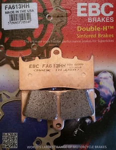 EBC/FA613HH Sintered Brake Pads (Front) for BMW K1600GT, GTL, GT Sport, GTSE... - Picture 1 of 2