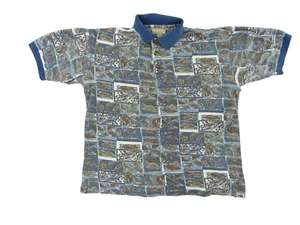 Kahala Herren Hawaii Poloshirt M Blau Kragen Kurzarm - Bild 1 von 6