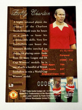 1997 Futera Manchester United Legends  silver 857/7000 Bobby Charlton #L3