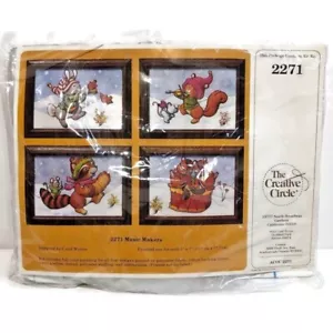 NEU Vintage 1984 Creative Circle Musikmacher Hase Eichhörnchen Waschbär Streifenhörnchen 2271 - Bild 1 von 6