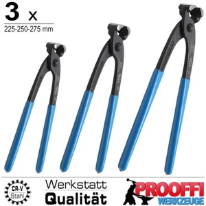 3x Rabitzzange Kneifzange Beisszange Monierzange Flechterzange 225mm 250mm 275mm - Bild 1 von 9