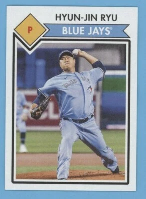Hyun-Jin Ryu 2020 Topps 582 Montgomery Club SET #1 Card #5 BLUE JAYS - Image 1 of 2