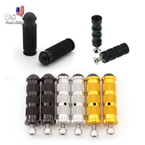 FXCNC Motocicleta Moto estriberas pedal universal 6mm/8mm Stock EE. UU. - Imagen 1 de 14
