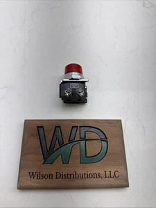 Eaton Cutler-Hammer 10250T/91000T Red Pushbutton Indicator Lamp 120V NTO - Picture 1 of 4