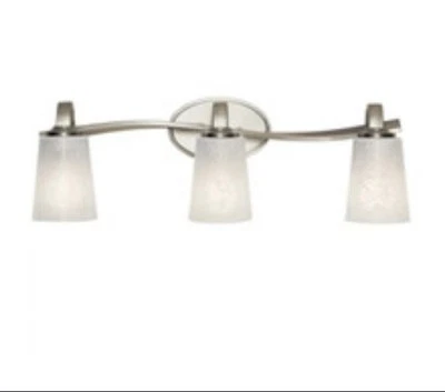 Kichler 0597220  24.5 in. 3-Light Brushed Nickel Bathroom Vanity Light - Image 1 of 3