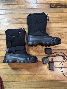 Electric Heated Snow Boots, 3 Temperature Settings Heated Shoes 7.4V M10/W11 - Picture 1 of 3