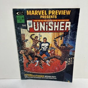 Marvel Preview #2 * 1st Dominic Fortune & Punisher origin * 1975 - Picture 1 of 11