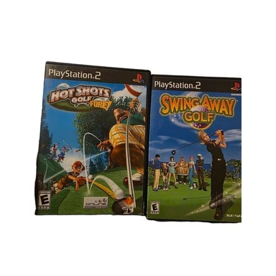 Hot Shots Golf Fore & Swing Away Golf PlayStation 2 PS2 Game Bundle CIB - Image 1 of 4